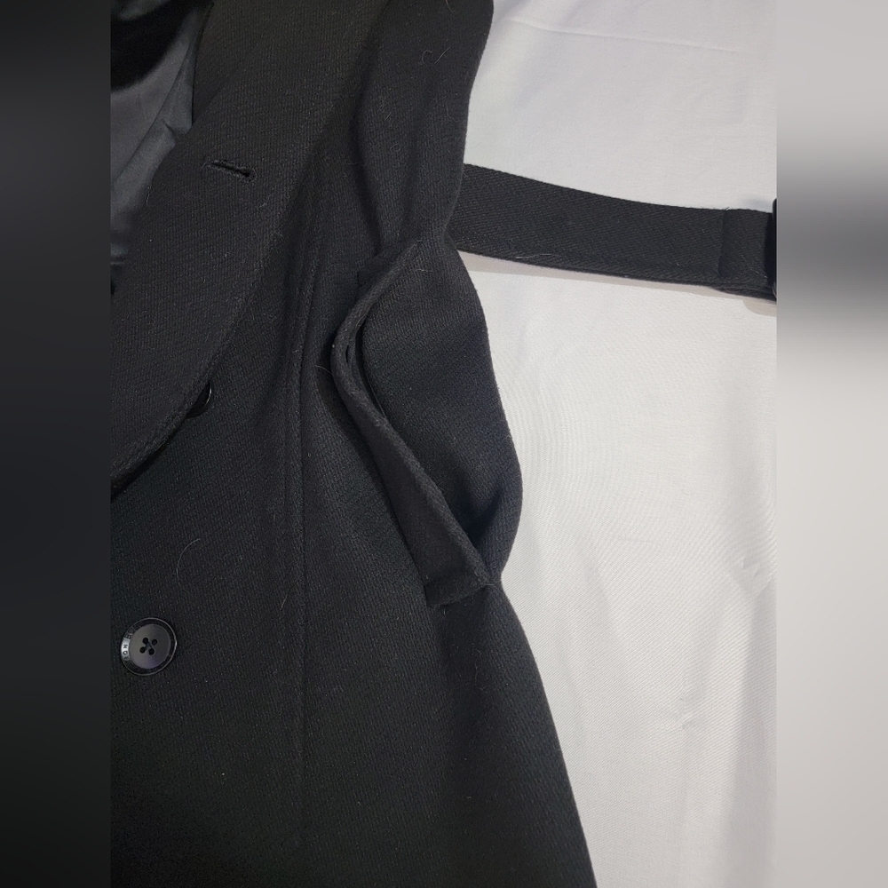 BCBGeneration Double Breasted Belted Lined Black … - image 6